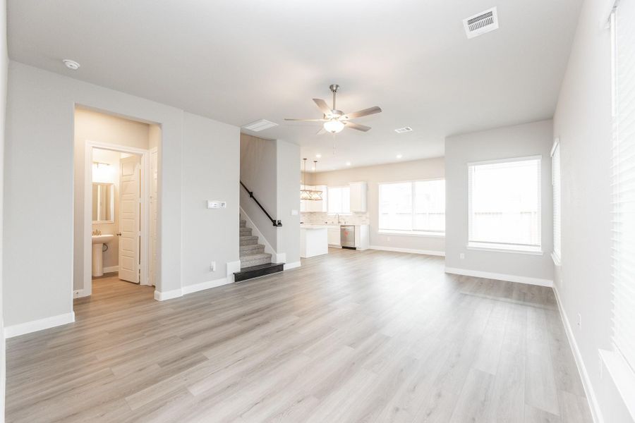 Spacious, unfurnished interior of a new home in Dunvale Village - Patio Home Collection, Houston (Image 27).