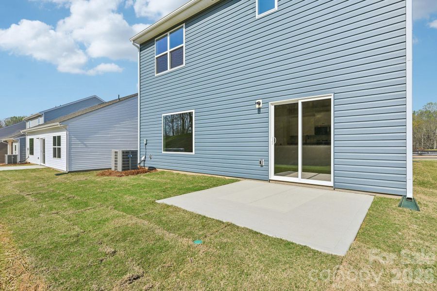Exterior details and patio area of a home in Willow Estates, Shelby (Image 23).