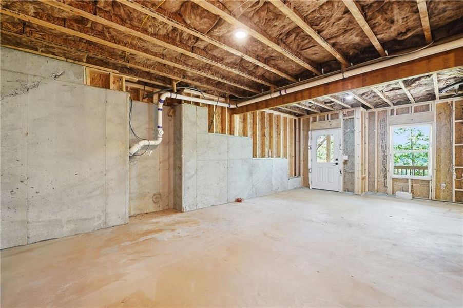 In-progress construction of a new home in , Ranger, GA (Image 46).