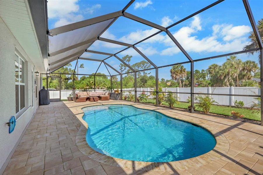 Exterior details and patio area of a home in , North Port (Image 23).
