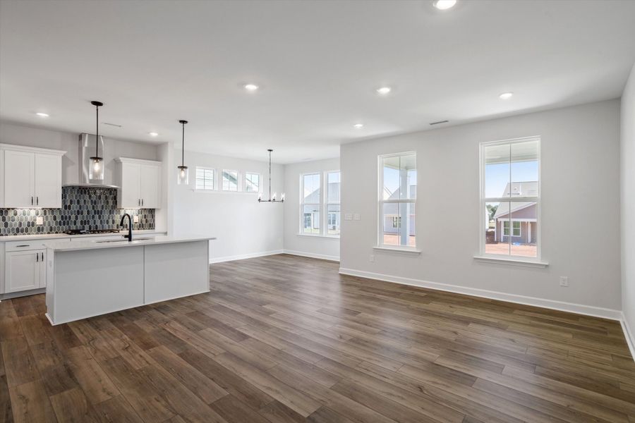 Spacious, unfurnished interior of a new home in Ovation at Sweetbrier, Durham (Image 22).