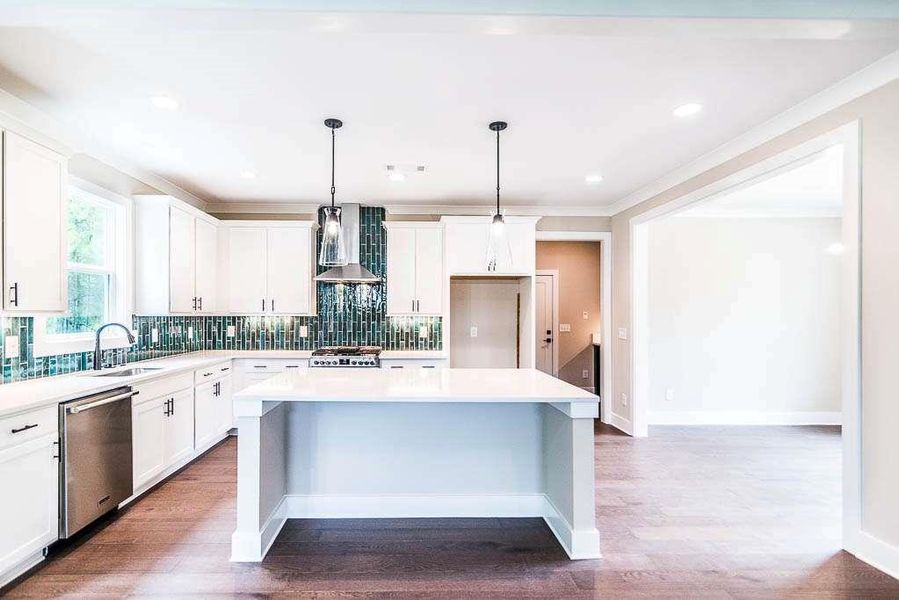 Furnished interior view inside a new home in , Decatur (Image 22).