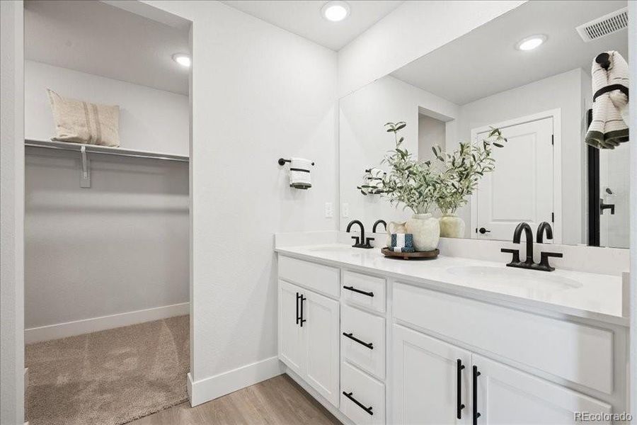 Furnished interior view inside a new home in Coyote Creek, Fort Lupton (Image 22). Furnished interior view inside a new home in Coyote Creek, Fort Lupton (Image 22).
