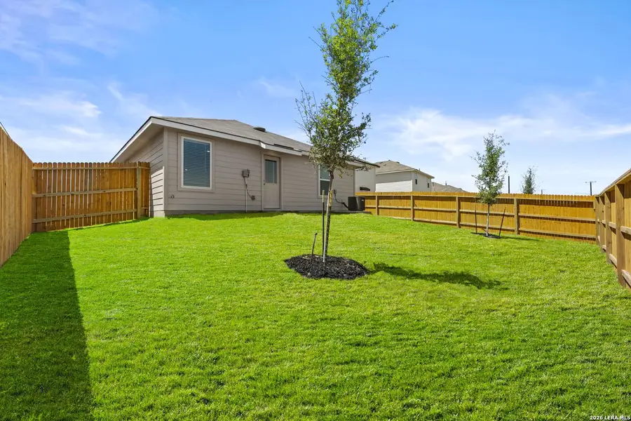 Exterior details and patio area of a home in Preserve at Medina, Von Ormy (Image 2).