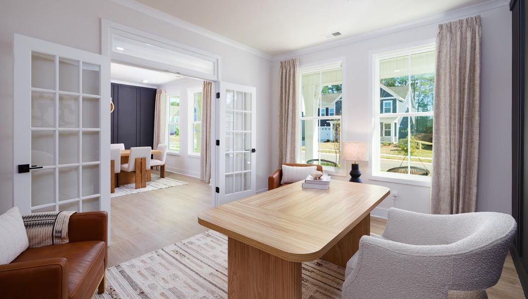 Furnished interior view inside a new home in Westport, York (Image 5).