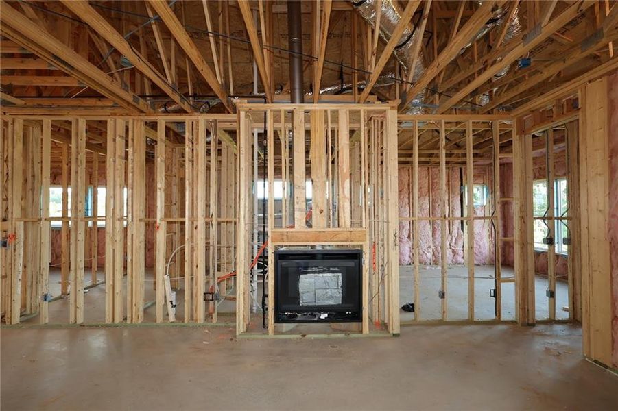 In-progress construction of a new home in , Gainesville, GA (Image 4).