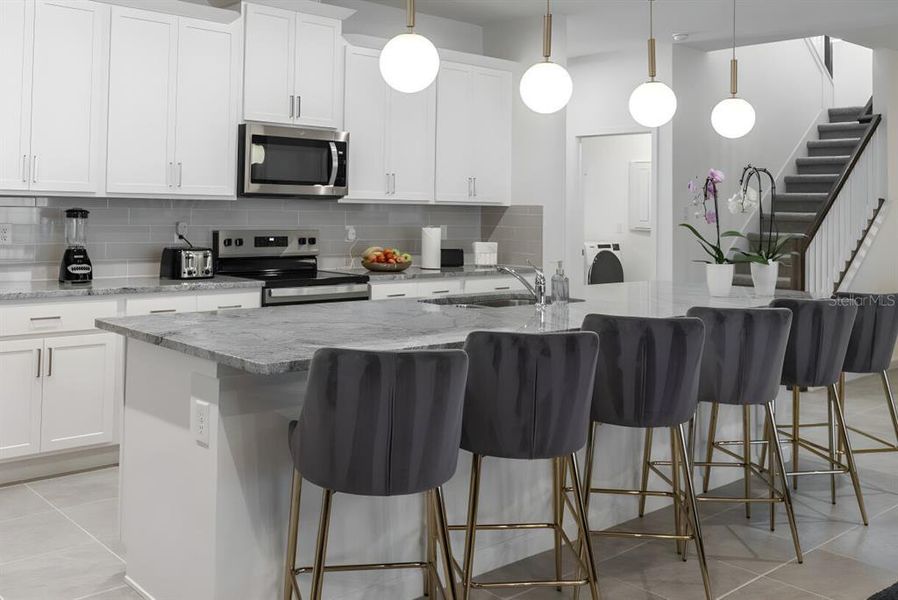 Furnished interior view inside a new home in , Davenport (Image 23).
