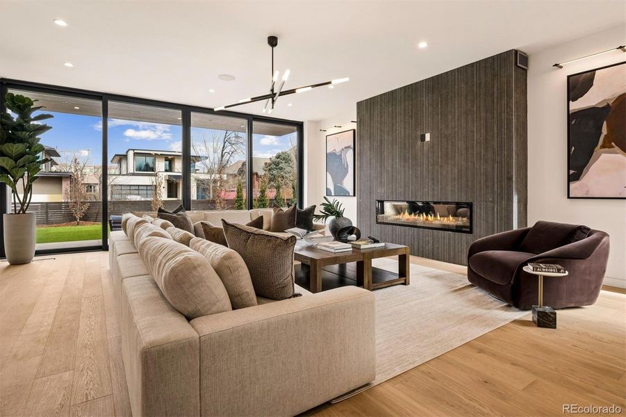 Furnished interior view inside a new home in , Denver (Image 10).