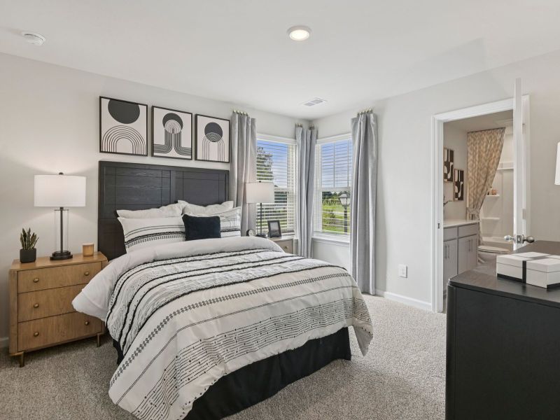 The Oakland floorplan with the Fresh Grey interior package modeled at Artisan Walk.