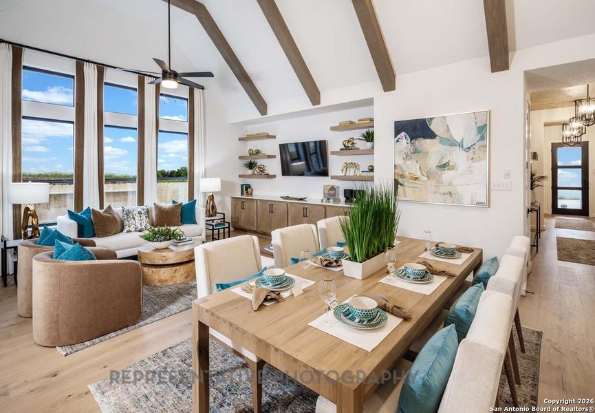 Furnished interior view inside a new home in Meyer Ranch, New Braunfels (Image 38).