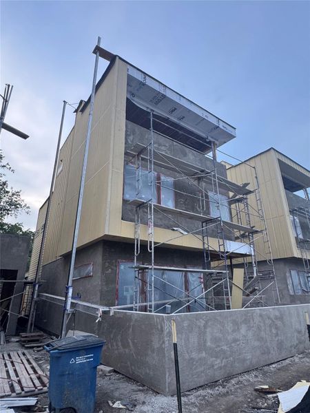 In-progress construction of a new home in , Austin, TX (Image 3).