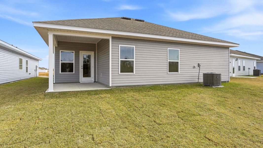 Representative exterior details of a home built from the The Creekside by D.R. Horton in Liberty, Panama City (Image 3). Representative exterior details of a home built from the The Creekside by D.R. Horton in Liberty, Panama City (Image 3).