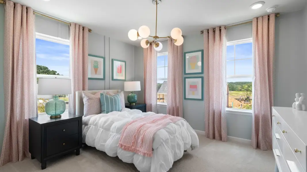 Representative furnished interior of a home built from the Luca by DRB Homes in McAvoy at Eagles Landing, Stockbridge (Image 32).