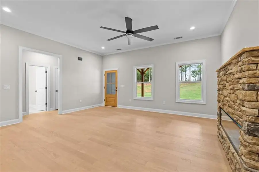 Spacious, unfurnished interior of a new home in , Bowdon (Image 21).
