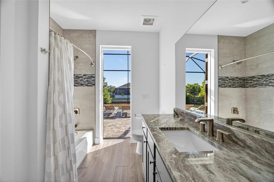 Furnished interior view inside a new home in , Cape Coral (Image 10). Furnished interior view inside a new home in , Cape Coral (Image 10).