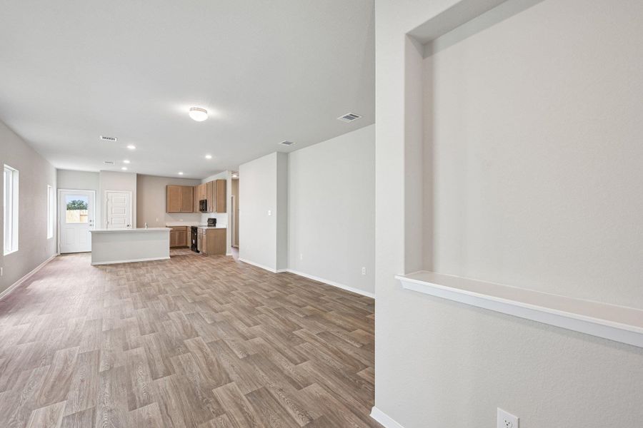 Spacious, unfurnished interior of a new home in Cascade, Liberty Hill (Image 18). Spacious, unfurnished interior of a new home in Cascade, Liberty Hill (Image 18).