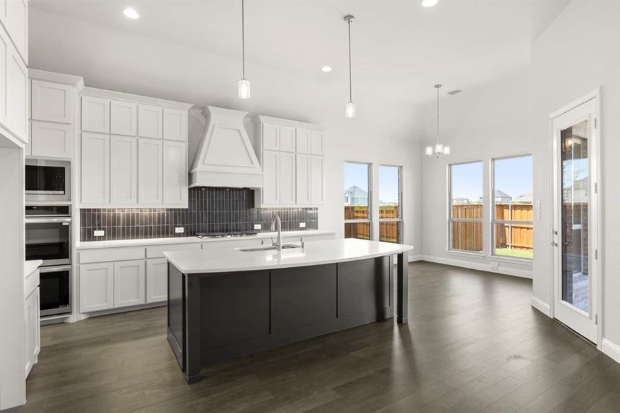 Furnished interior view inside a new home in Nelson Lake Estates, Rockwall (Image 7).