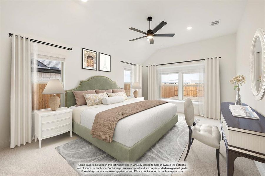 Furnished interior view inside a new home in Willow Wood, McKinney (Image 20).