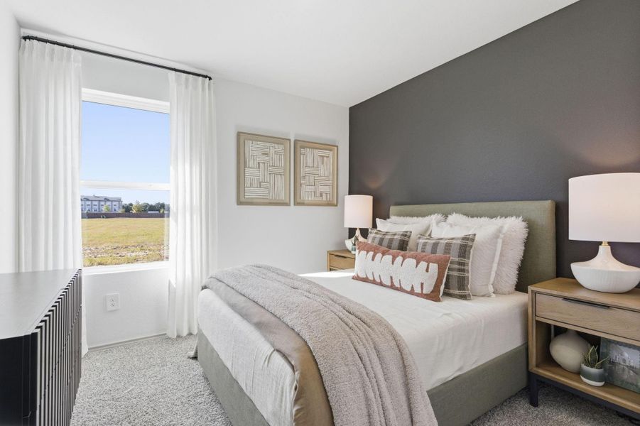 Furnished interior view inside a new home in Watermark, Alvin (Image 12).