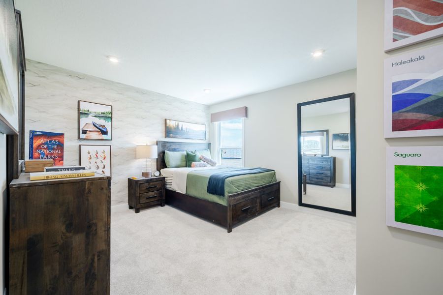 Representative furnished interior of a home built from the Grandin by Fischer Homes in The Dunes at Sandbar, Santa Rosa Beach (Image 43).