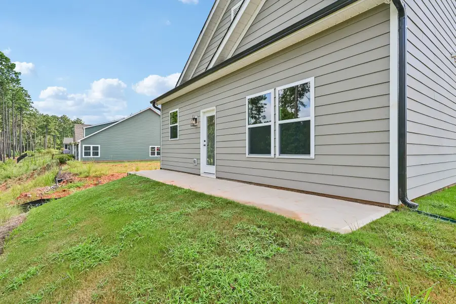Exterior details and patio area of a home in Edgewater - The Links, Lancaster (Image 3).