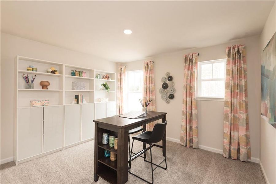 Furnished interior view inside a new home in Martin Springs - Estate Series, Lawrenceville (Image 12).