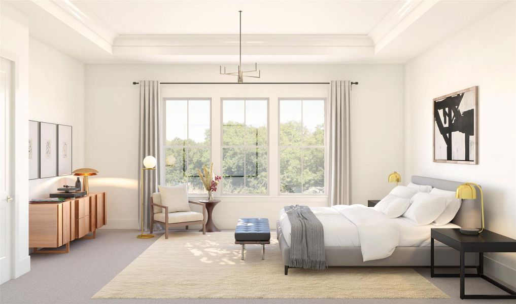 Primary suite (*Artist rendering used for illustration purposes only.) Primary suite (*Artist rendering used for illustration purposes only.)