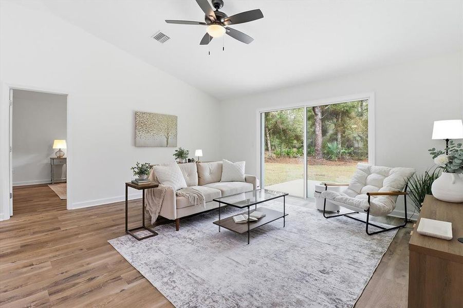 Furnished interior view inside a new home in , Crystal River (Image 7).