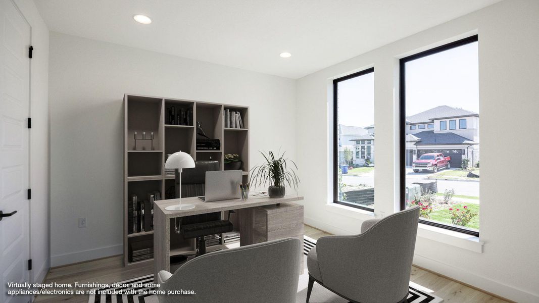 Furnished interior view inside a new home in Easton Park, Austin (Image 5).