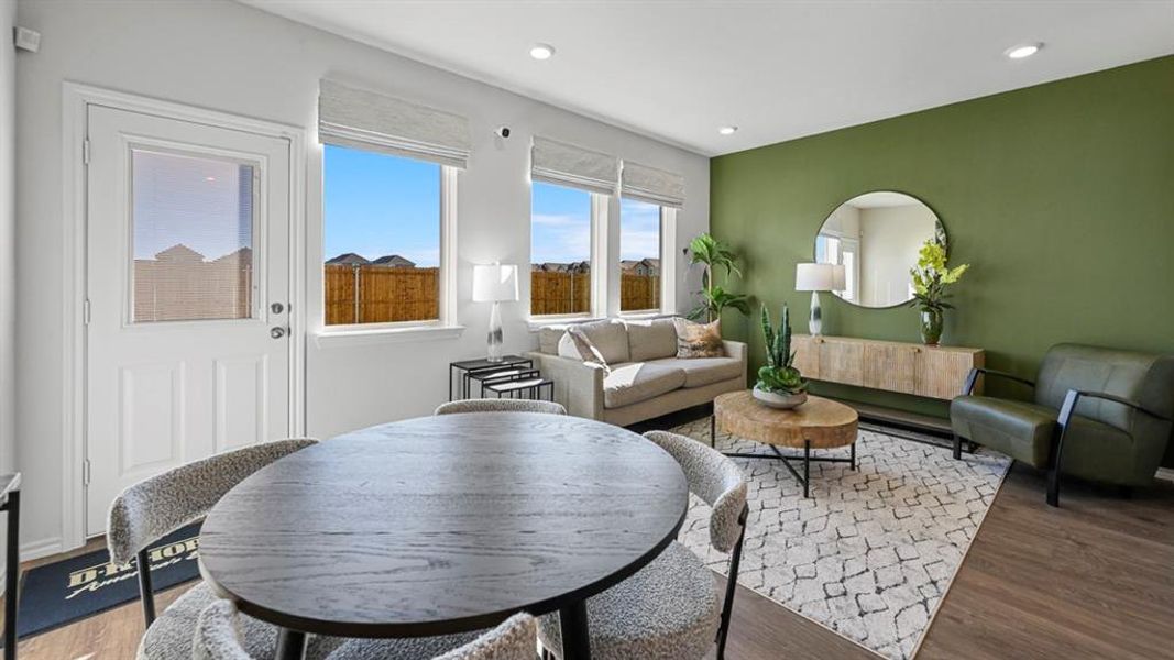 Furnished interior view inside a new home in Arbor Trails North, Princeton (Image 31).