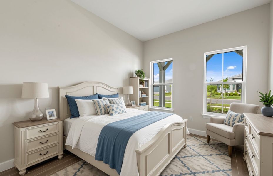 Furnished interior view inside a new home in BeachWalk by Manasota Key, Englewood (Image 29).