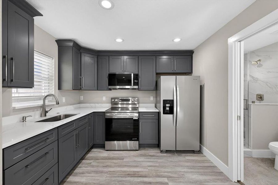 Furnished interior view inside a new home in , St. Petersburg (Image 49).