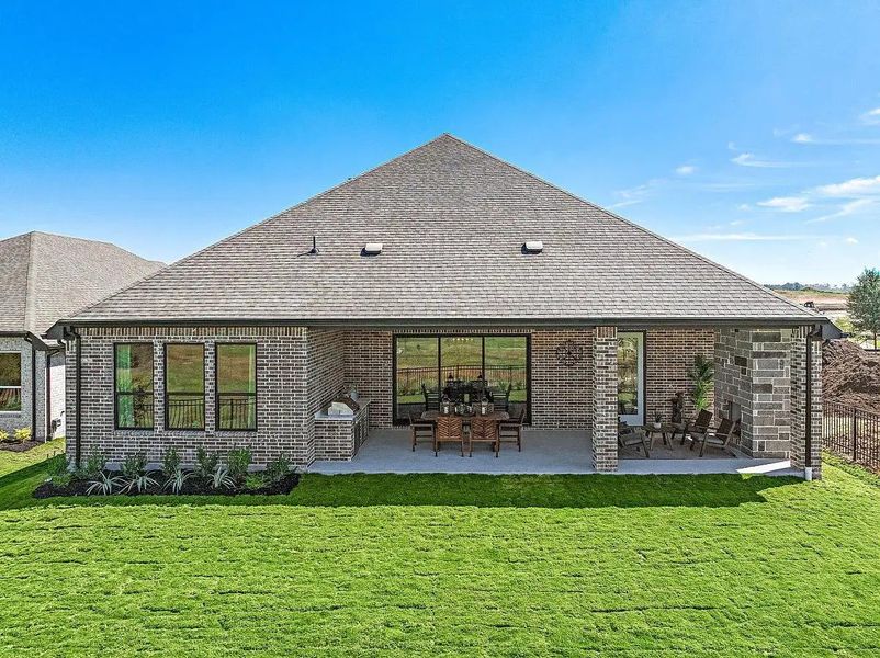 Exterior details and patio area of a home in Chambers Creek, Willis (Image 3). Exterior details and patio area of a home in Chambers Creek, Willis (Image 3).