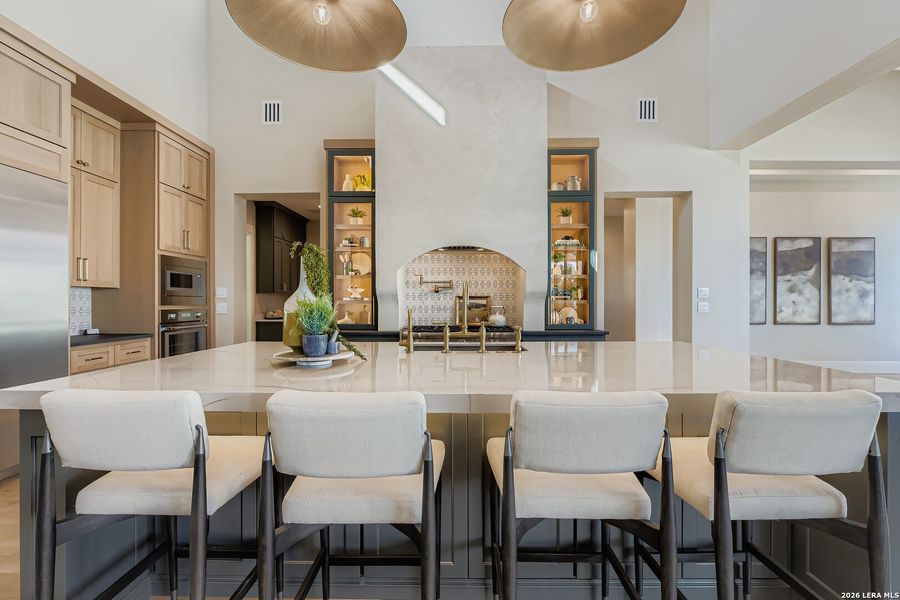 Furnished interior view inside a new home in Pecan Springs, Boerne (Image 8).