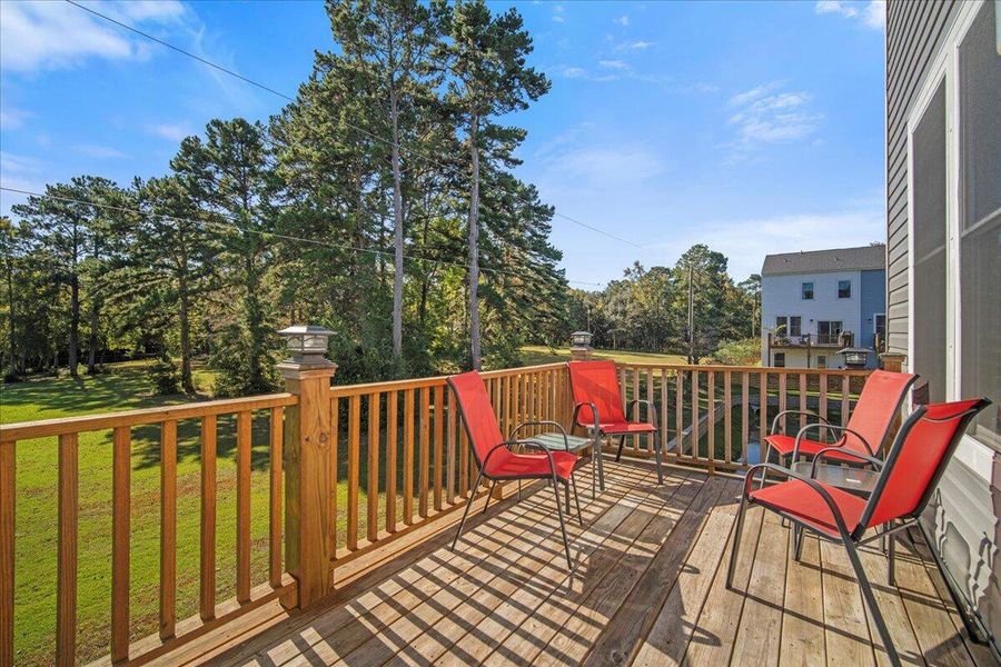 Exterior details and patio area of a home in Coopers Bluff, Hanahan (Image 22). Exterior details and patio area of a home in Coopers Bluff, Hanahan (Image 22).