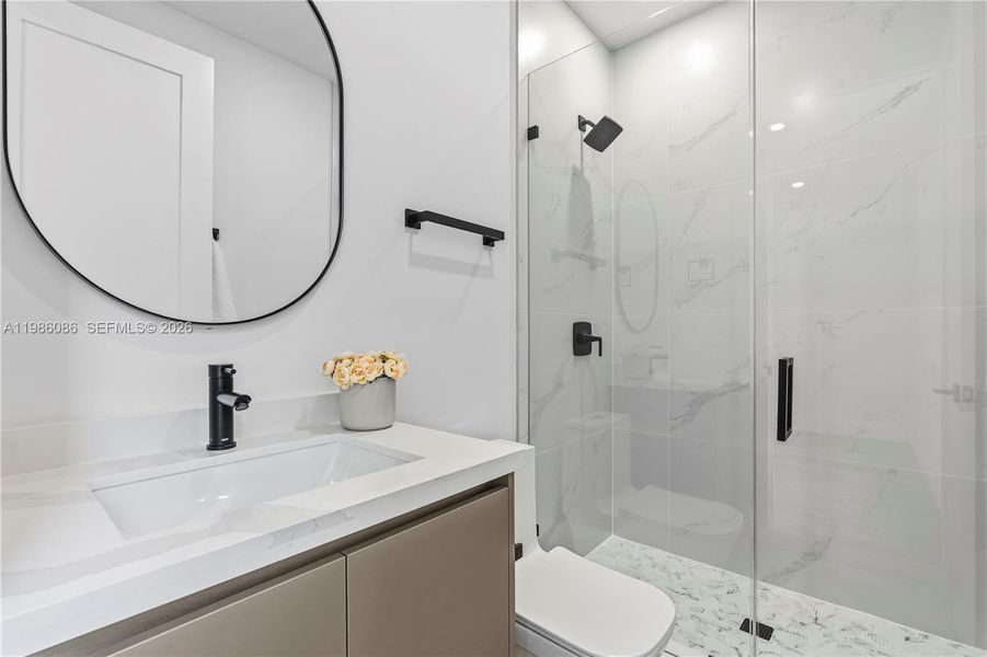 Furnished interior view inside a new home in , Miami (Image 39). Furnished interior view inside a new home in , Miami (Image 39).