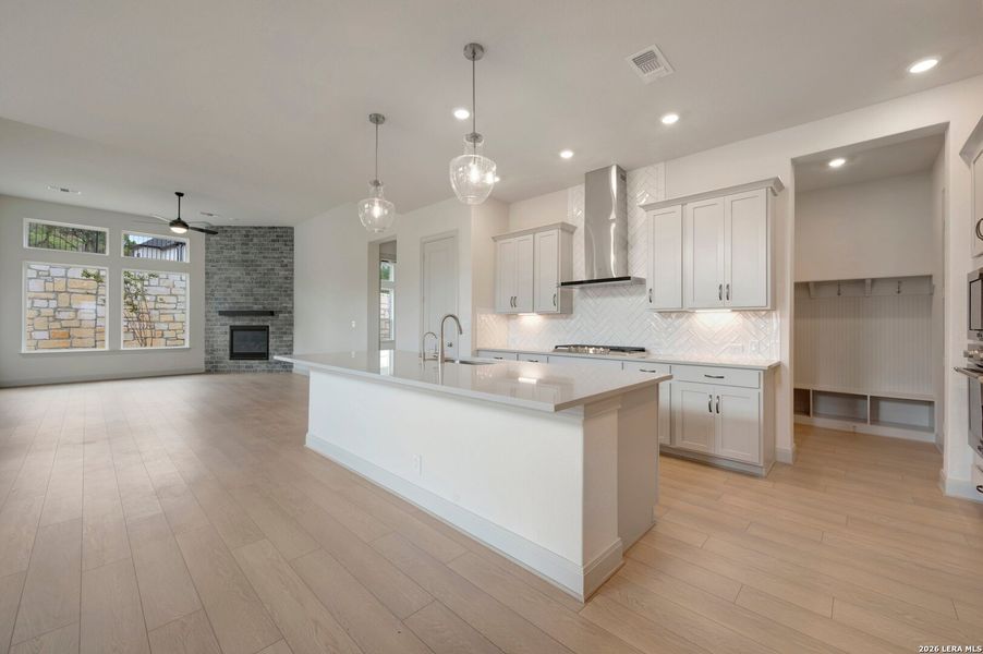 Furnished interior view inside a new home in Windsong - Legacy Series, Boerne (Image 13).