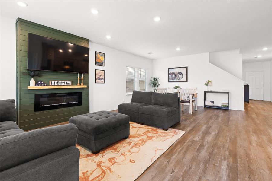 Furnished interior view inside a new home in , Willis (Image 12).