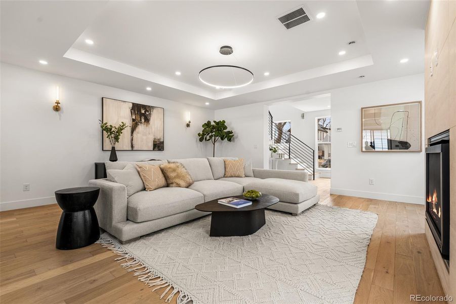 Furnished interior view inside a new home in , Denver (Image 16).