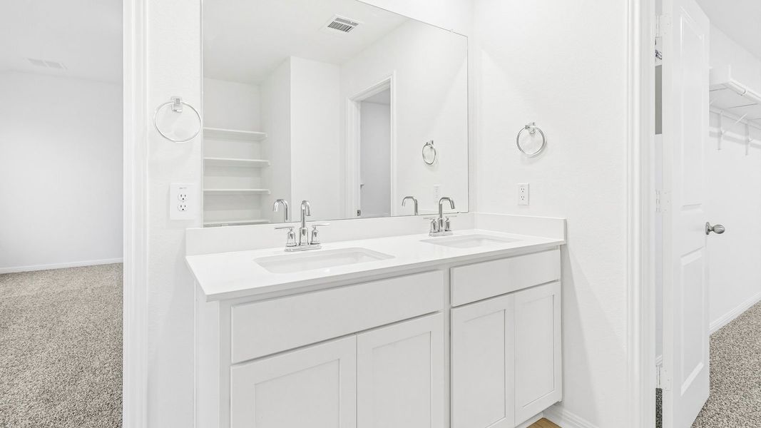 Furnished interior view inside a new home in Bar W Ranch, Leander (Image 11).