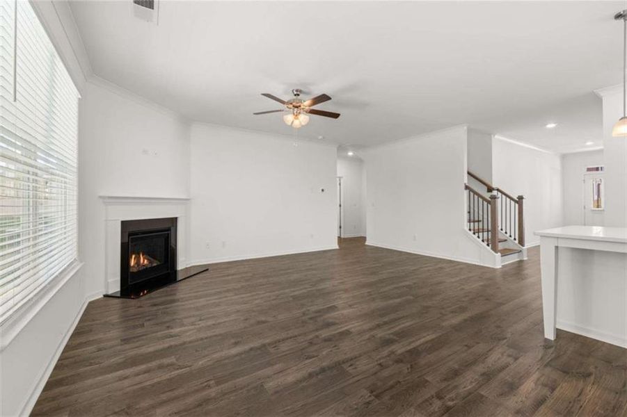 Spacious, unfurnished interior of a new home in Water Oak Estates, Lawrenceville (Image 17). Spacious, unfurnished interior of a new home in Water Oak Estates, Lawrenceville (Image 17).