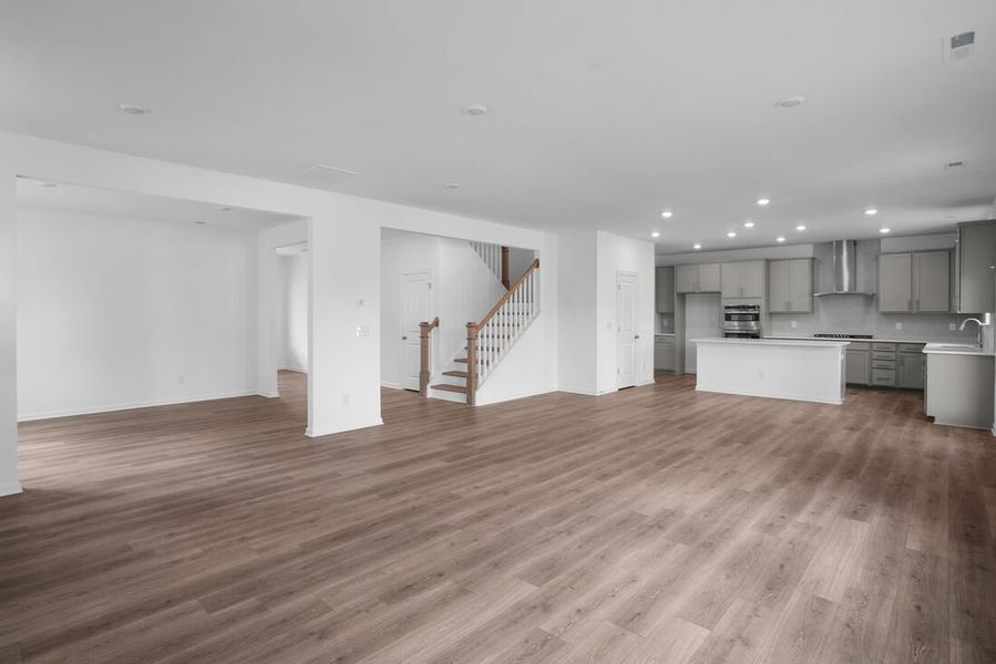 Representative unfurnished interior of a home built from the Bedford by Taylor Morrison in Radford Glen, Wake Forest (Image 17).