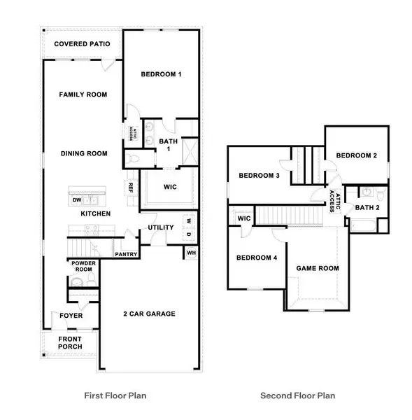 2D floor plan layout of this home in , League City, TX (Image 4). 2D floor plan layout of this home in , League City, TX (Image 4).