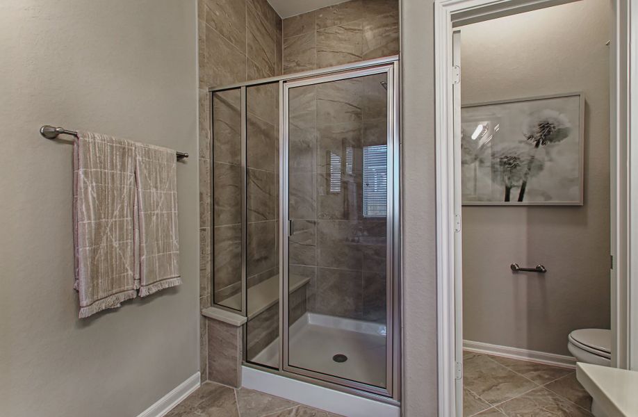 Representative furnished interior of a home built from the Lorne by Chesmar Homes in Brookewater 45's, Rosenberg (Image 13).