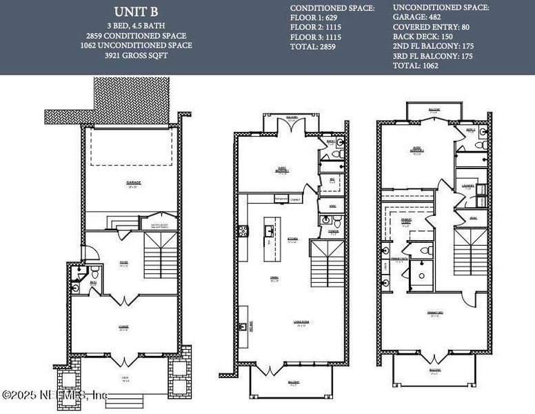 2D floor plan layout of this home in , St. Augustine, FL (Image 2).