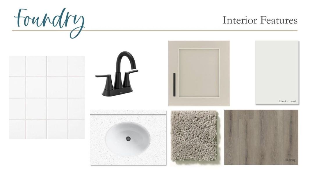 Sample of building materials used in homes in Cedar Pointe, Crosby (Image 21).