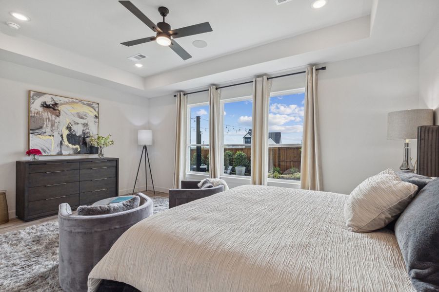 Furnished interior view inside a new home in Cross Creek Meadows 55' & 60' Series, Celina (Image 7).