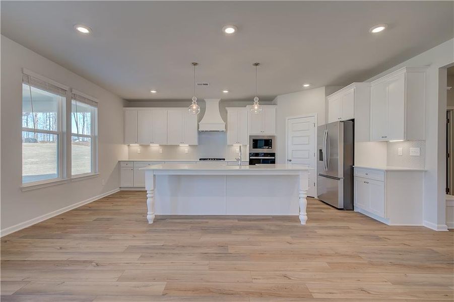 Furnished interior view inside a new home in Riverbend Overlook, Fayetteville (Image 8).