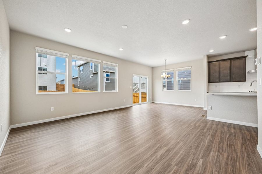 Spacious, unfurnished interior of a new home in Ridge at Lorson Ranch, Colorado Springs (Image 27). Spacious, unfurnished interior of a new home in Ridge at Lorson Ranch, Colorado Springs (Image 27).