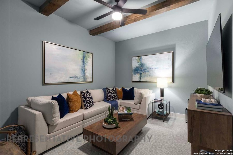 Furnished interior view inside a new home in The Ranches at Creekside, Boerne (Image 26). Furnished interior view inside a new home in The Ranches at Creekside, Boerne (Image 26).